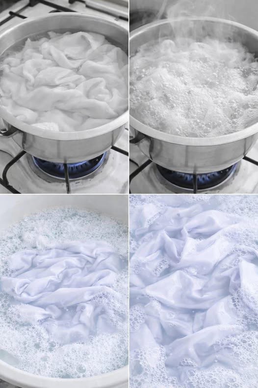 A natural way to whiten clothes without bleach… See more