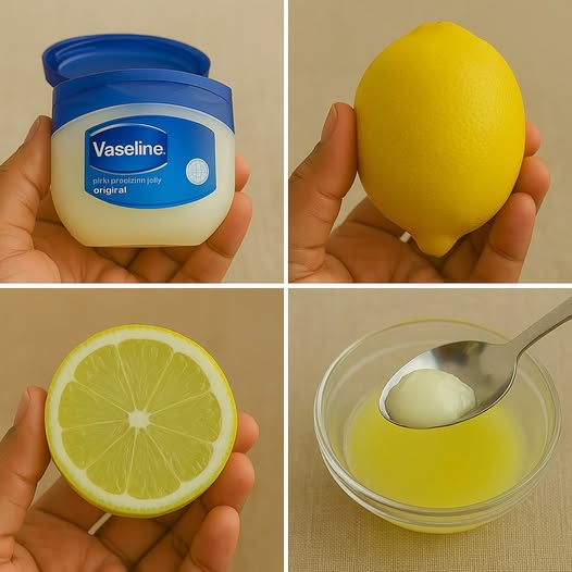Mix petroleum jelly with lemon! Too bad I didn’t know about this earlier… See more