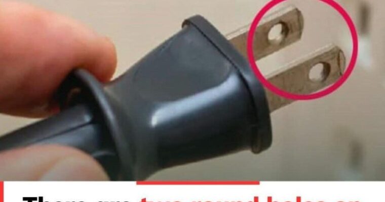 There are two round holes on the plug, and their magical use is little known.