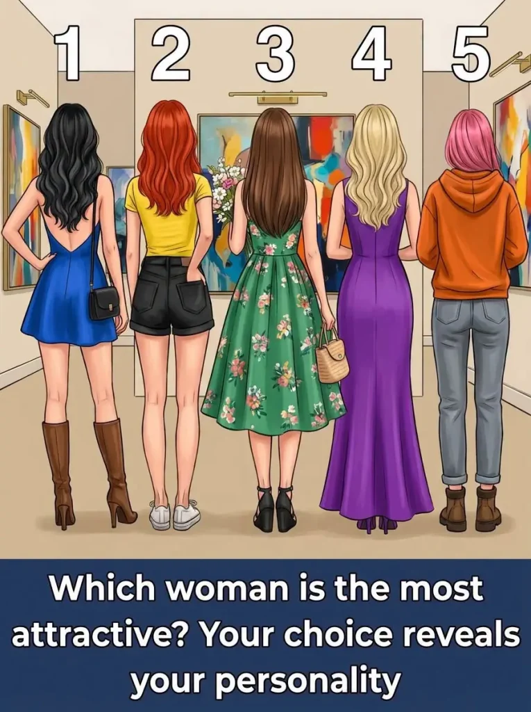 Which Woman Do You Find Most Attractive? Your Choice May Reveal More Than You Think