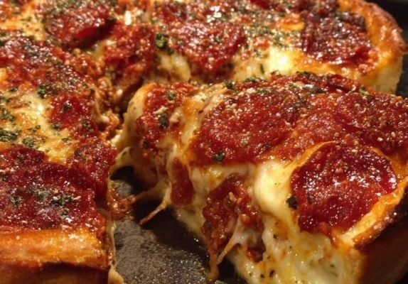Authentic Chicago-Style Deep-Dish Pizza