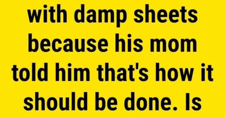 Here’s Why Some People Make Their Bed with Slightly Damp Sheets
