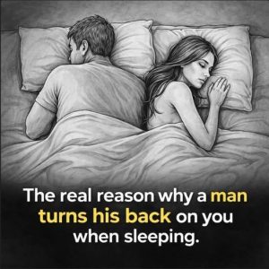 If your partner turns their back on you while sleeping, it means…If your partner turns their back on you while sleeping, it means…
