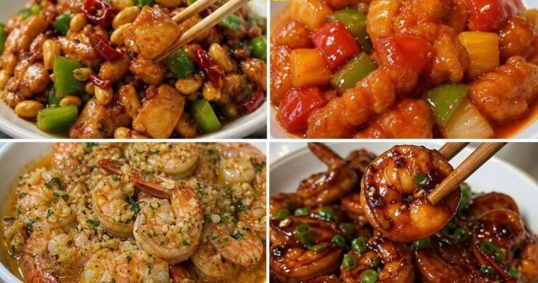 8 ASIAN RECIPES WITH CHICKEN AND SHRIMP 🍗🍤