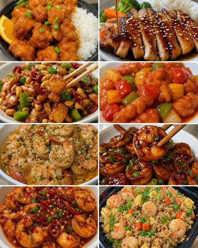 8 ASIAN RECIPES WITH CHICKEN AND SHRIMP 🍗🍤