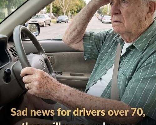 Sad news for drivers over 70 as new safety discussions raise questions about age, vision, reflexes, and whether older motorists should face additional testing, sparking debate about independence, fairness, and how to keep everyone safe on the road.