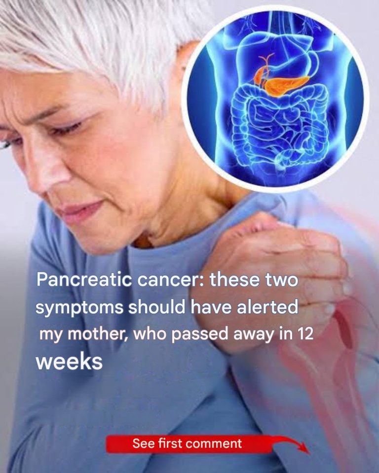 Pancreatic cancer: two early symptoms that could have saved my mother