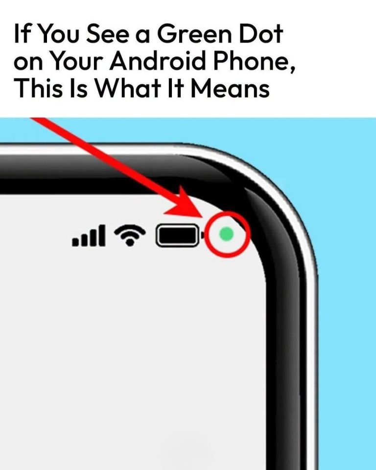 What Does the Green Dot on Your Android Phone Screen Mean? Privacy Guide