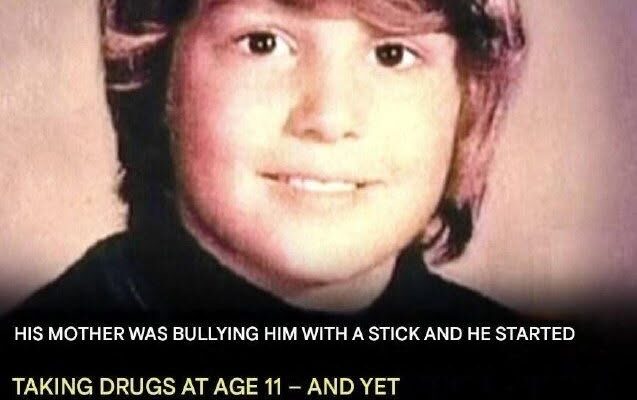 He was beaten with a stick, a shoe, an ashtray, a phone—anything his mother could give him. By age 11, he was already taking his mother’s “nerve pills,” and by 14, he’d tried every drug imaginable. Despite this, he’s still one of Hollywood’s most prominent actors, with films that have grossed over $10.8 billion worldwide