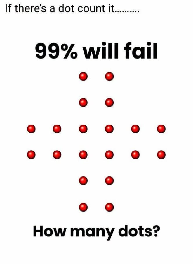 How Many Dots Do You See?