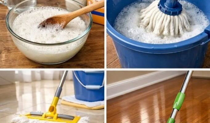 Homemade floor cleaner, with this mixture it will be like new