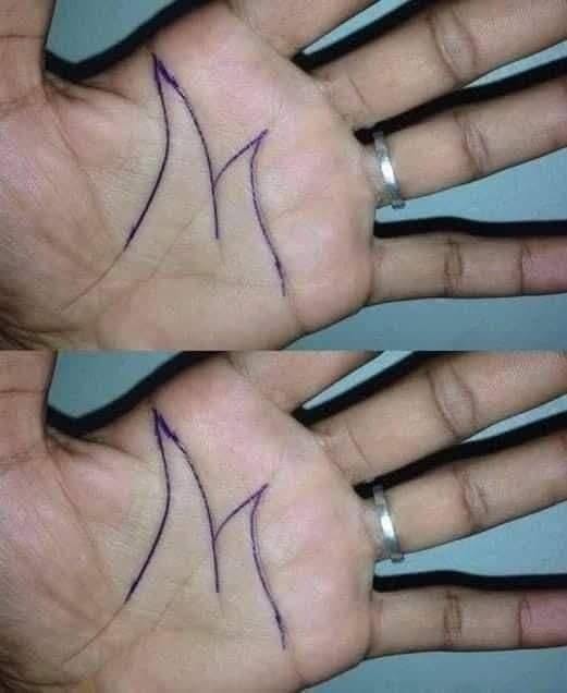 Here’s what the letter ‘M’ and the crescent moon on the palm of your hand truly signify