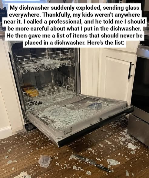 **8 things you should never put in the dishwasher** (and why)V
