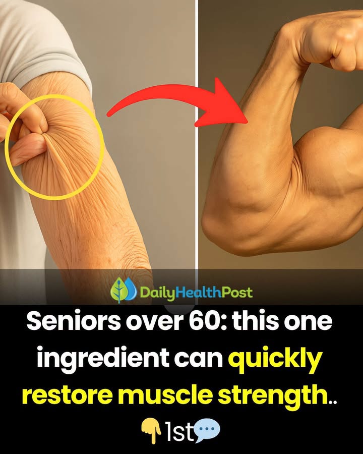 Seniors: the 1 simple ingredient that quickly rebuilds muscle