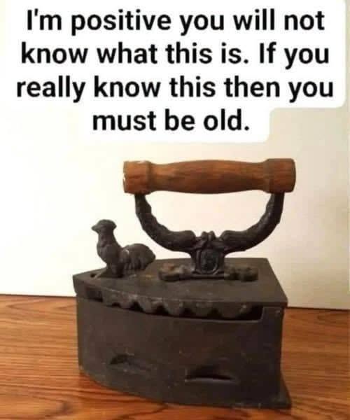 Vintage Household Relics: How Charcoal Irons Worked Before Electricity