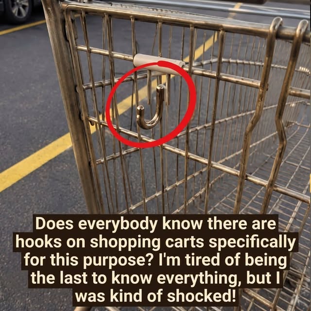 Shoppers Are Surprised by the True Purpose of Shopping Cart Hooks (And the Hidden Helpers in Our Daily Errands)