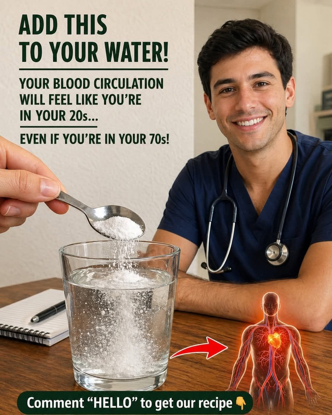 Seniors: Don’t just drink plain water, add this mineral for perfect blood