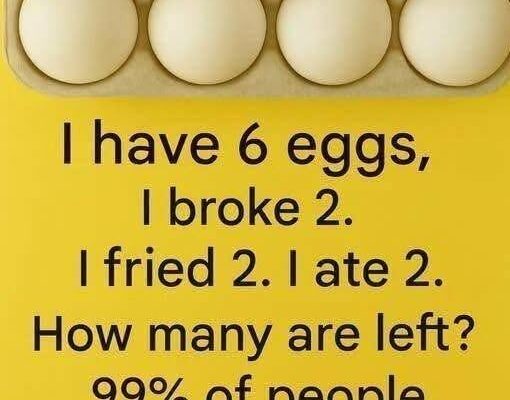 The 6-egg riddle that baffles 99% of people! Solved in the first c.o.m.m.e.n.t.