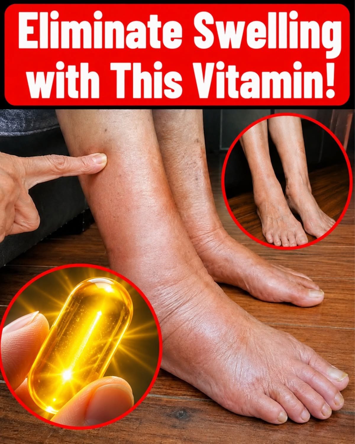 The Vitamin That Can Drain Swollen Ankles Fast