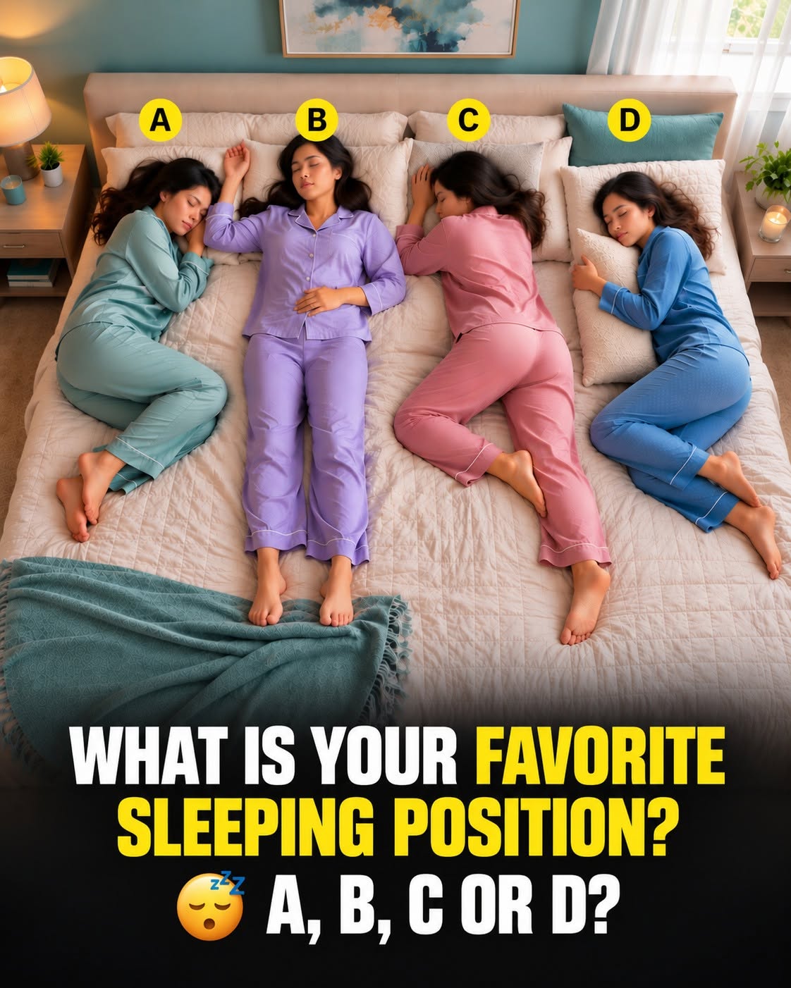 Which one looks most like you: A, B, C or D?