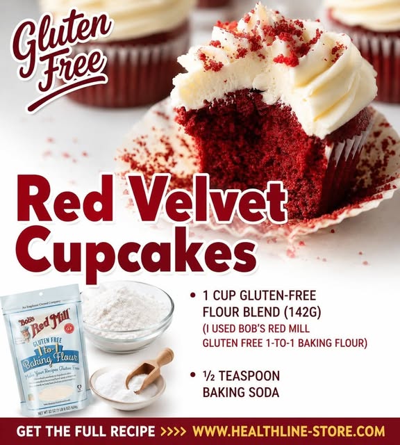 Gluten Free Red Velvet Cupcakes