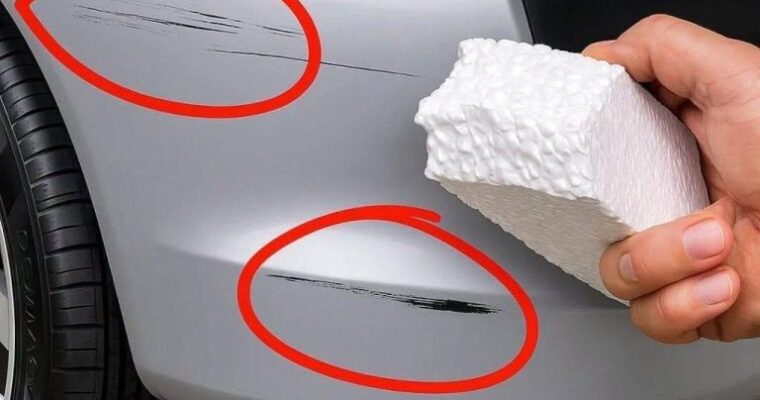 How to remove car scratches with foam in minutes: a step-by-step guide