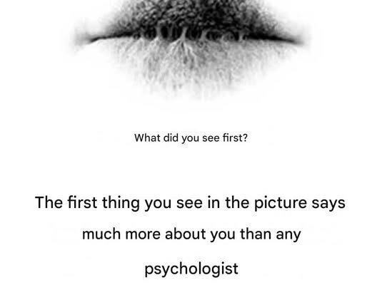 The first thing you see in the image will tell you more about yourself than any psychologist.