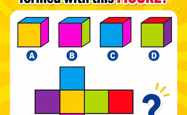 Which Cube Can Be Formed With This Figure? Spatial Logic Breakdown