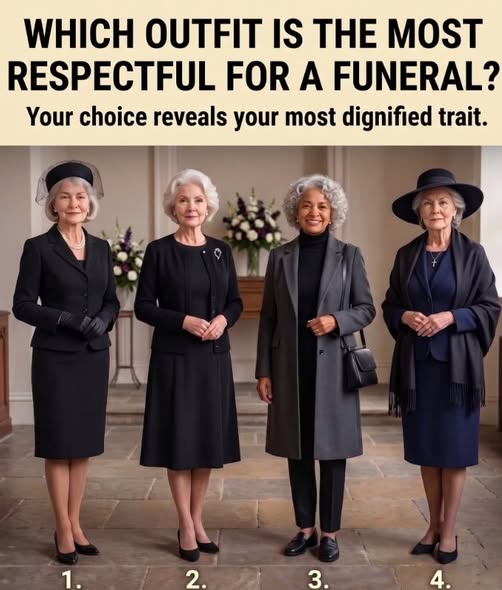 Funeral Etiquette and Attire: What Your Choice Reveals About Your Character