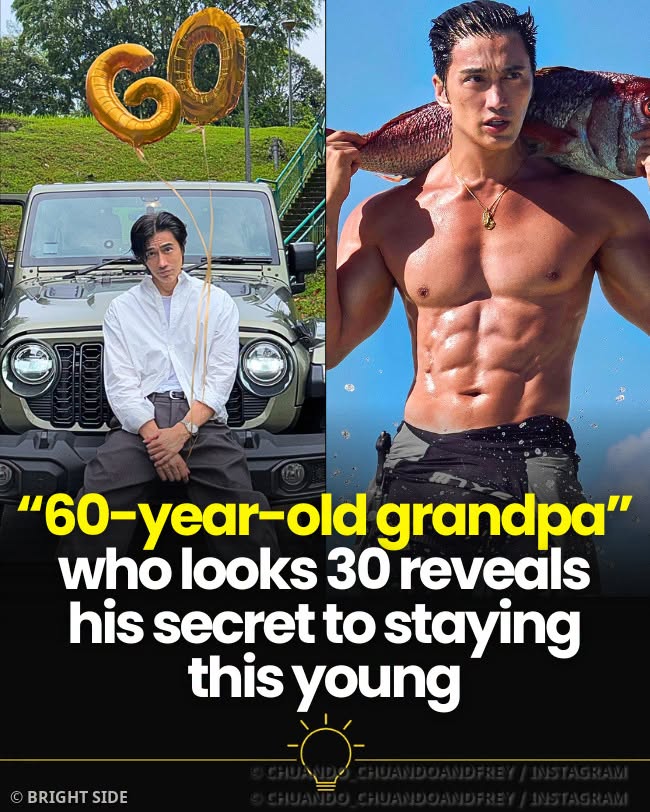 “60-Year-Old Grandpa” Who Looks 30 Reveals His Secret to Staying This Young