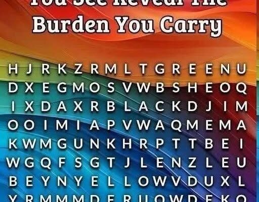 The First Three Colors You See Reveal How You Intimidate People