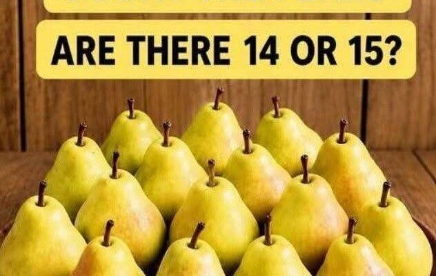 Attention Test! Count the Pears.