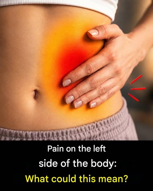 Pain on the left side of the body: What could it mean and when should you pay attention to it?