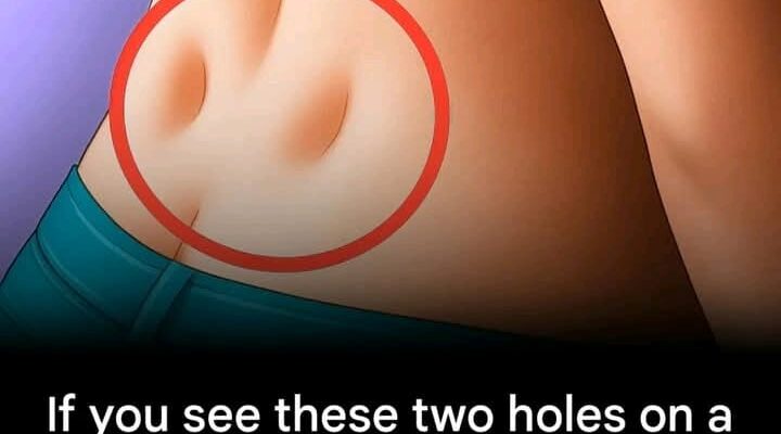 The meaning of the two dimples in the lower back