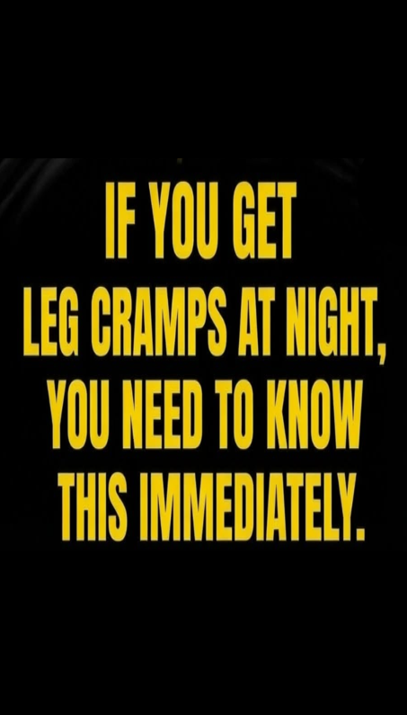 What causes night cramps and how to fix the problem