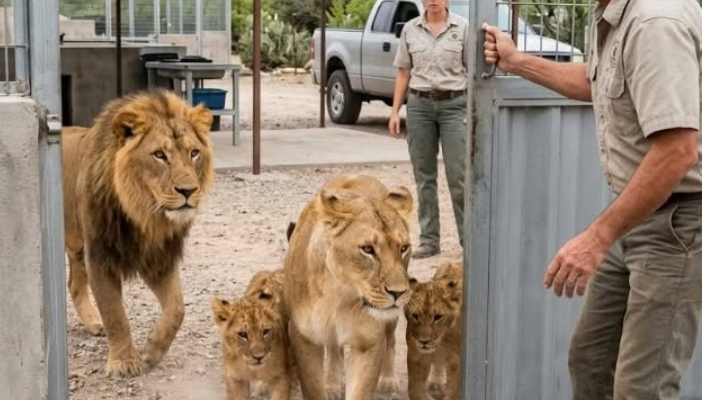Kairo, the lion who chose to protect those who had saved him