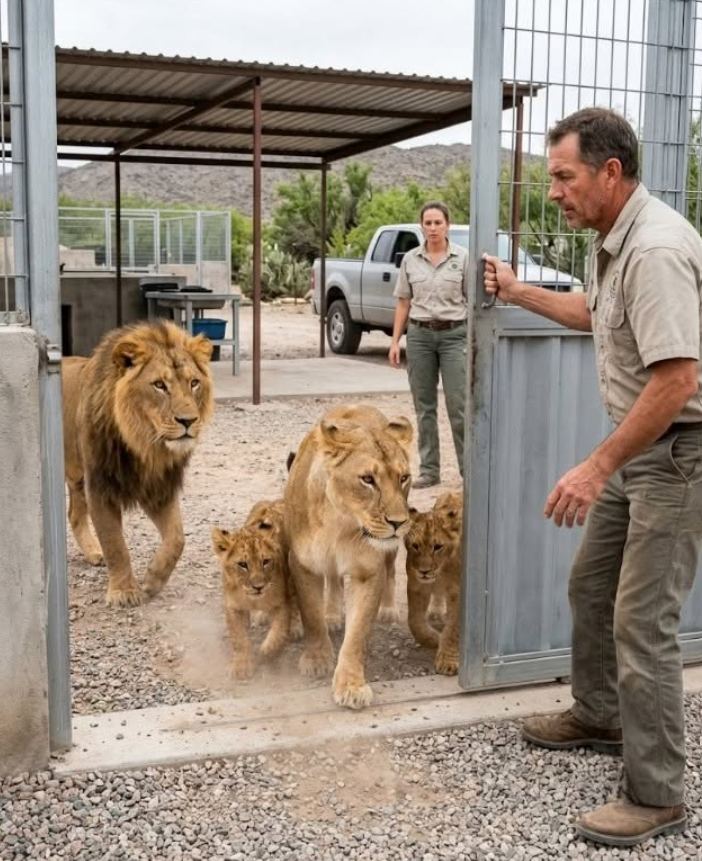 Kairo, the lion who chose to protect those who had saved him