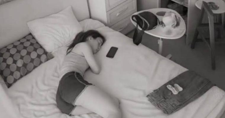 Every night I had the feeling that someone was in my house, so I installed a camera in my room. When I looked at the recordings in the morning, I was terrified.
