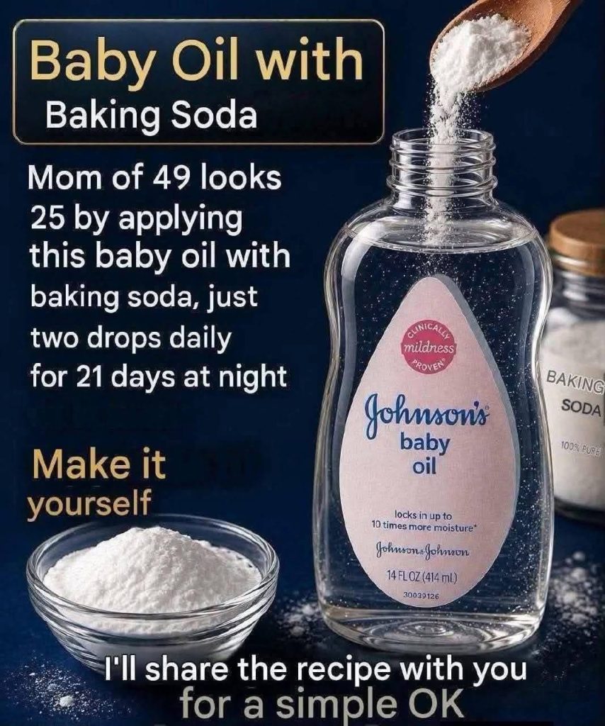 Baby Oil for Softer-Looking Skin