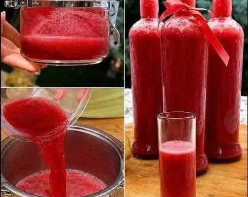 Strawberry Beet Wellness Drink