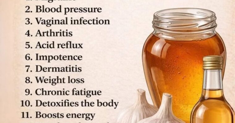 Garlic Honey Vinegar Tonic