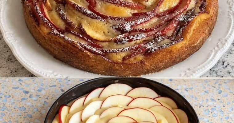 French Apple Rose Cake (Gâteau aux Pommes) 🍎🌹