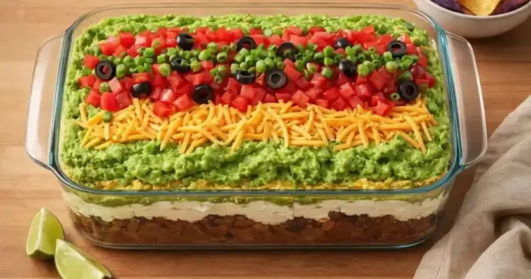 Old Fashioned 7-Layer Dip Recipe