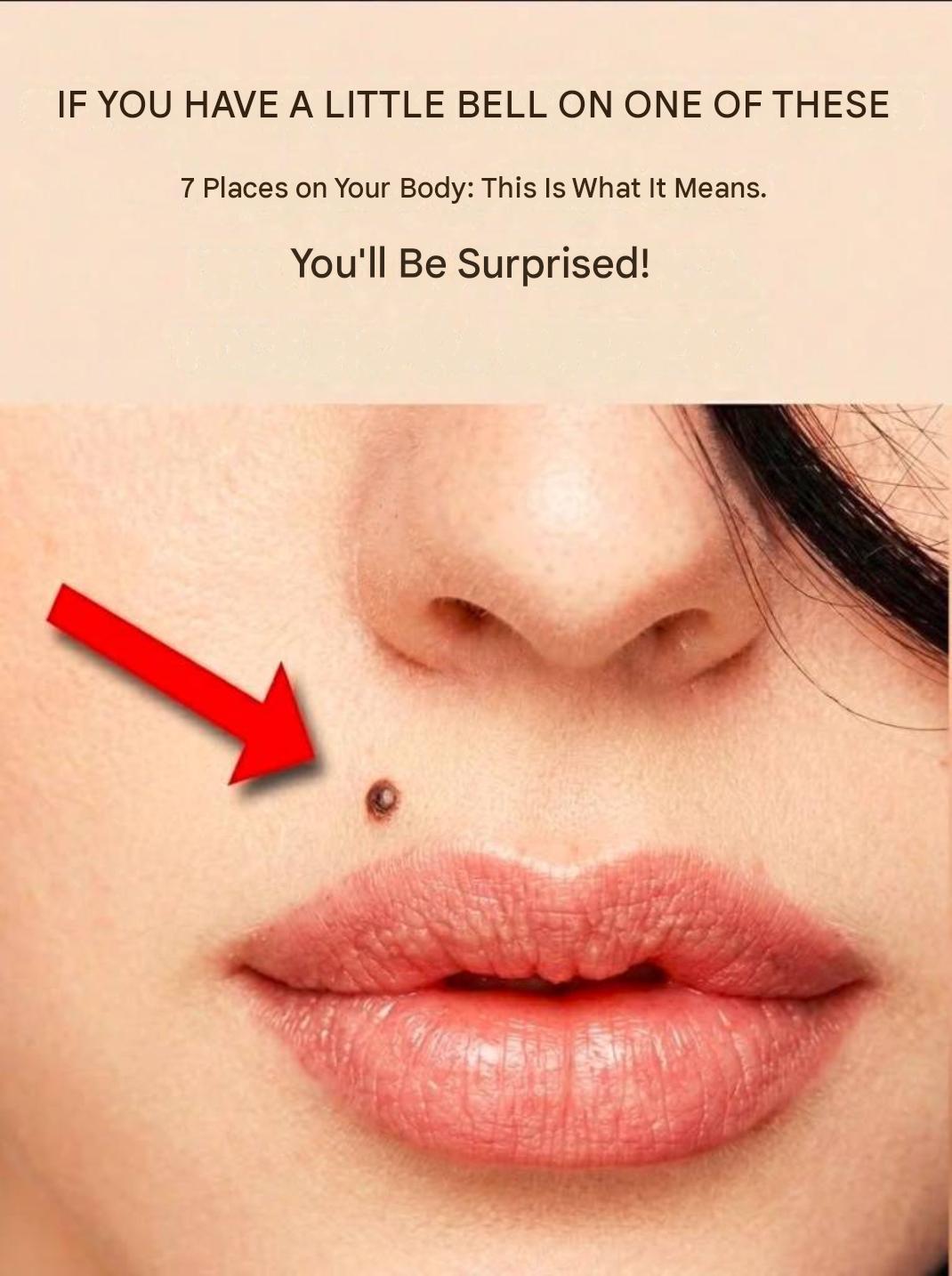 If you have a mole in one of these 7 spots on your body, this is what it means. You’ll be surprised!