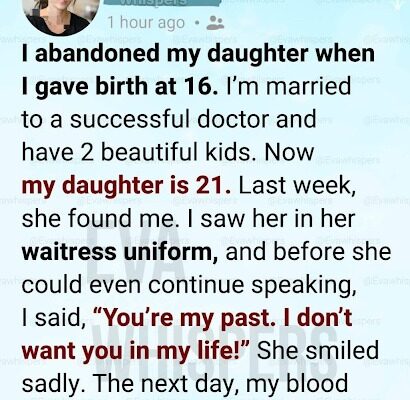 I Abandoned My Daughter… She Returned When We Needed Her Most
