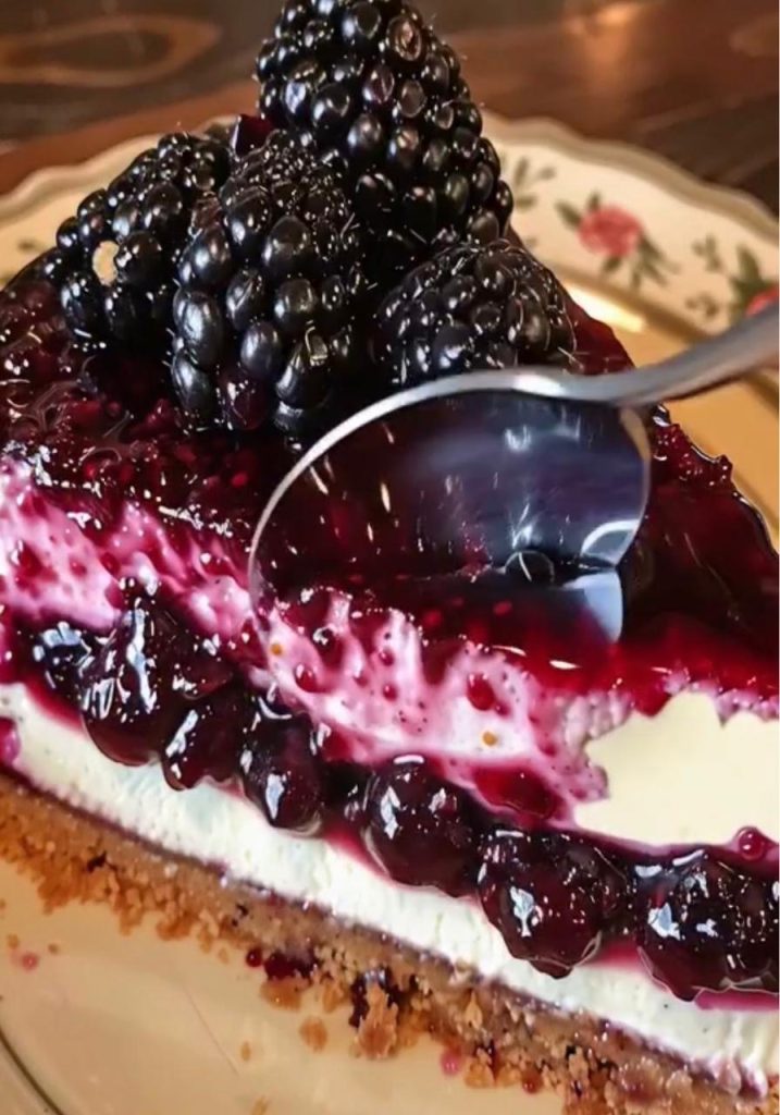 Decadent Blackberry Cheesecake