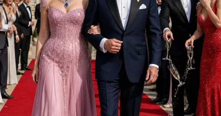 My husband kept me hidden at his company party because he was ashamed of my cheap dress… then his billionaire boss saw my necklace, dropped to his knees, and revealed a 30-year-old secret