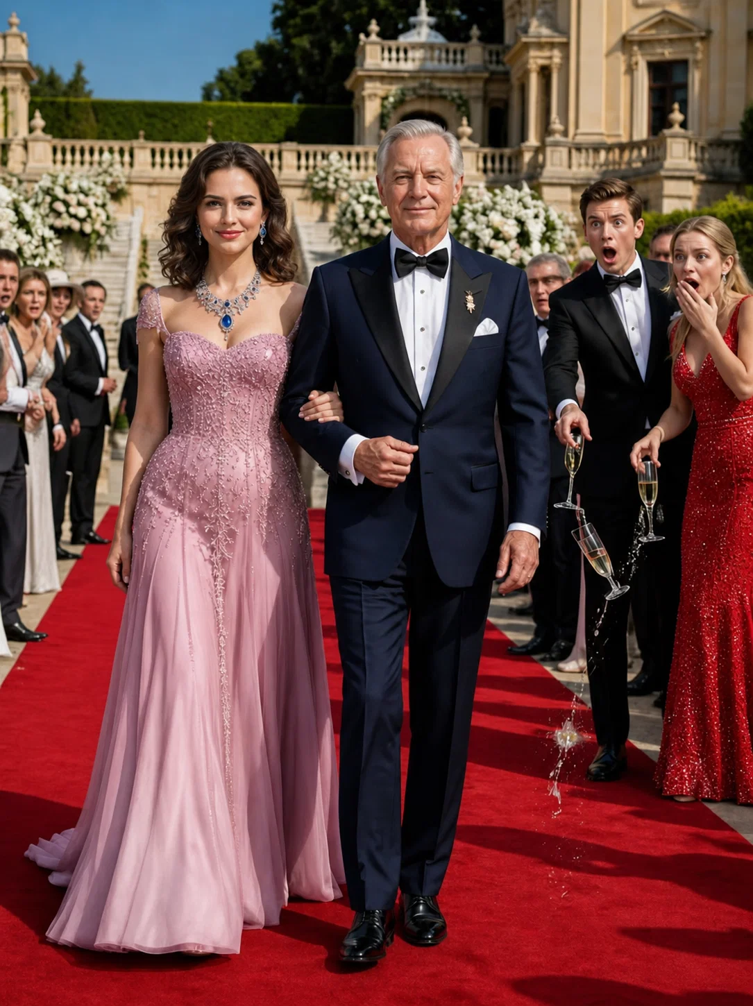 My husband kept me hidden at his company party because he was ashamed of my cheap dress… then his billionaire boss saw my necklace, dropped to his knees, and revealed a 30-year-old secret