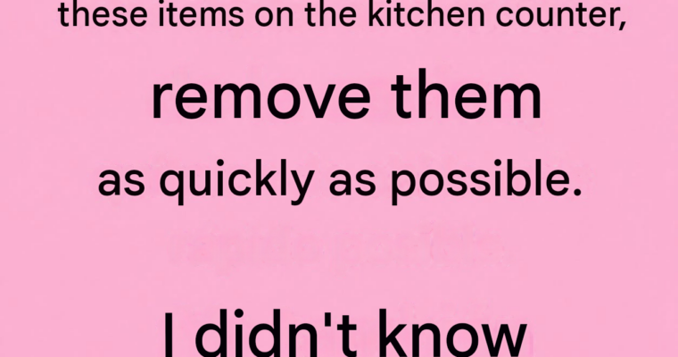 10 things you should never leave on your kitchen counter