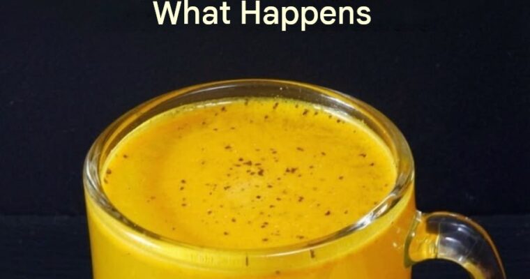 He Drinks Turmeric Lemon Water Every Morning for a Week, Here’s What Happens